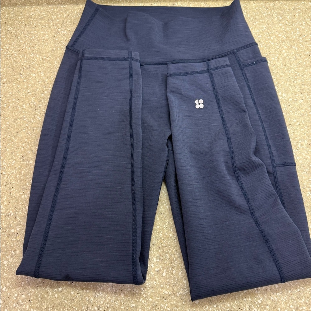 Sweaty Betty Women's High-Waist Navy Active 7/8 leggings